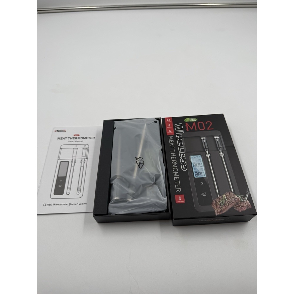 Smart Wireless Meat Thermometer with Dual Probes - Advanced Bluetooth Cooking...